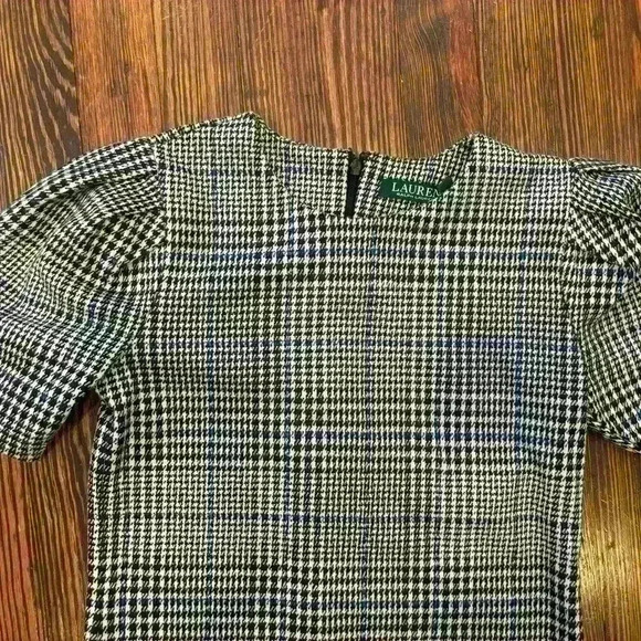 Lauren Ralph Lauren women’s Arana plaid daytime dress size small - Picture 3 of 6